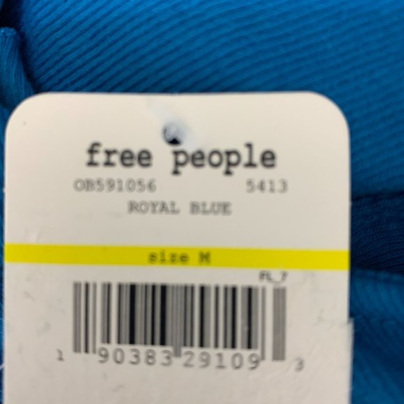 FREE PEOPLE M Tank Top NWT OB591056  Pfeiffer Twist Back Sexy Open Stretch - Picture 5 of 6